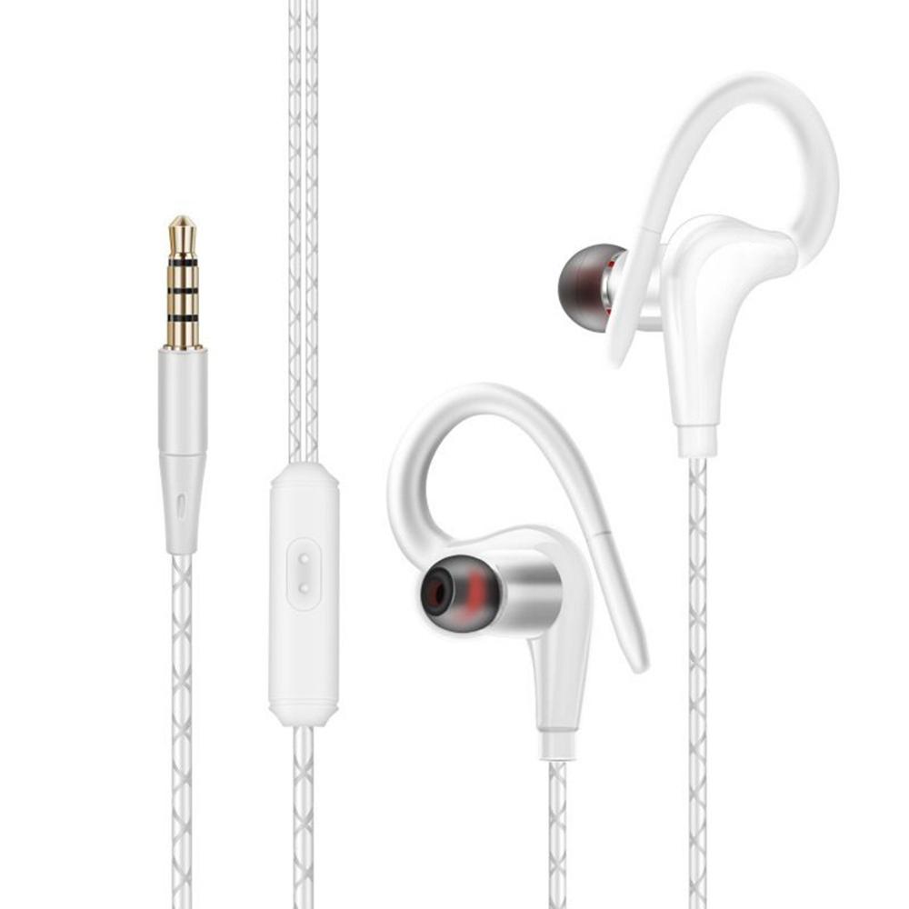 3.5mm Bass Earphones IPX5 Waterproof Earhook Sports Running Headphones For Xiaomi iPhone Samsung Android Good-sound Headset