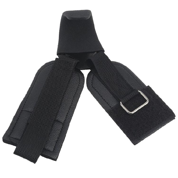 2pcs Weight Lifting Strength Training Gym Fitness Black Wrist Support Lift Strap for Training Exercises