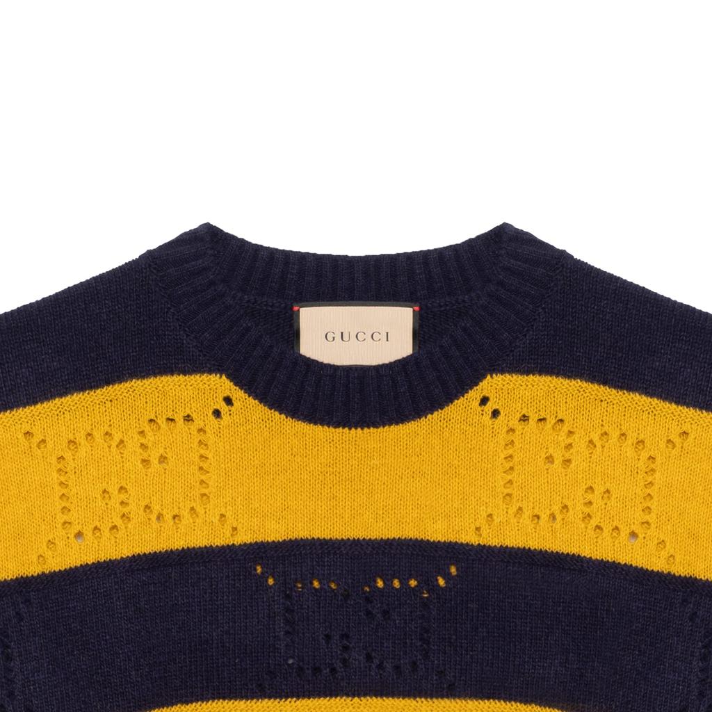 Gucci SS23 Sweater Men's Yellow 751021-XKDFT-7021