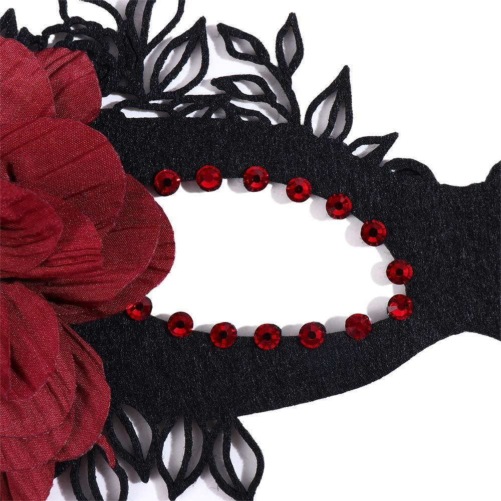 Maske Blumig Maskerade Augenmaske Schlafmaske Mit Blume Mash Party Cosplay Requisiten Halbgesichtsmaske