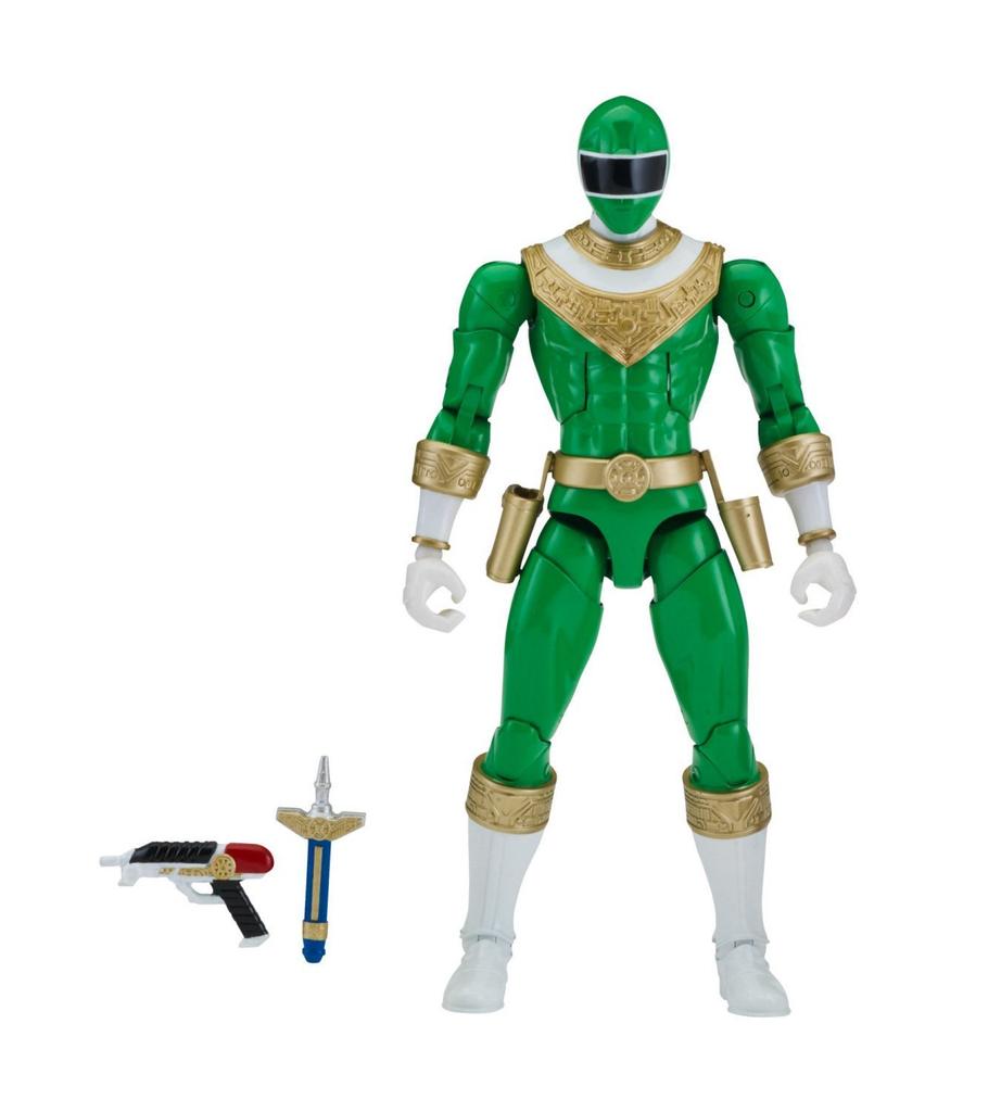 Figura de acțiune Power Rangers Geo Legacy Collection Green RANGERS ZEO 2017 LEGACY COLLECTION GREEN RANGER US Bandai Chouriki Sentai Ohranger 6 inch
