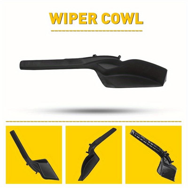 Front Windshield Wiper Side Cowl Extension Cover Trim for Toyota RAV4 - Replace 53867-0R070 53866-0R070 Pair