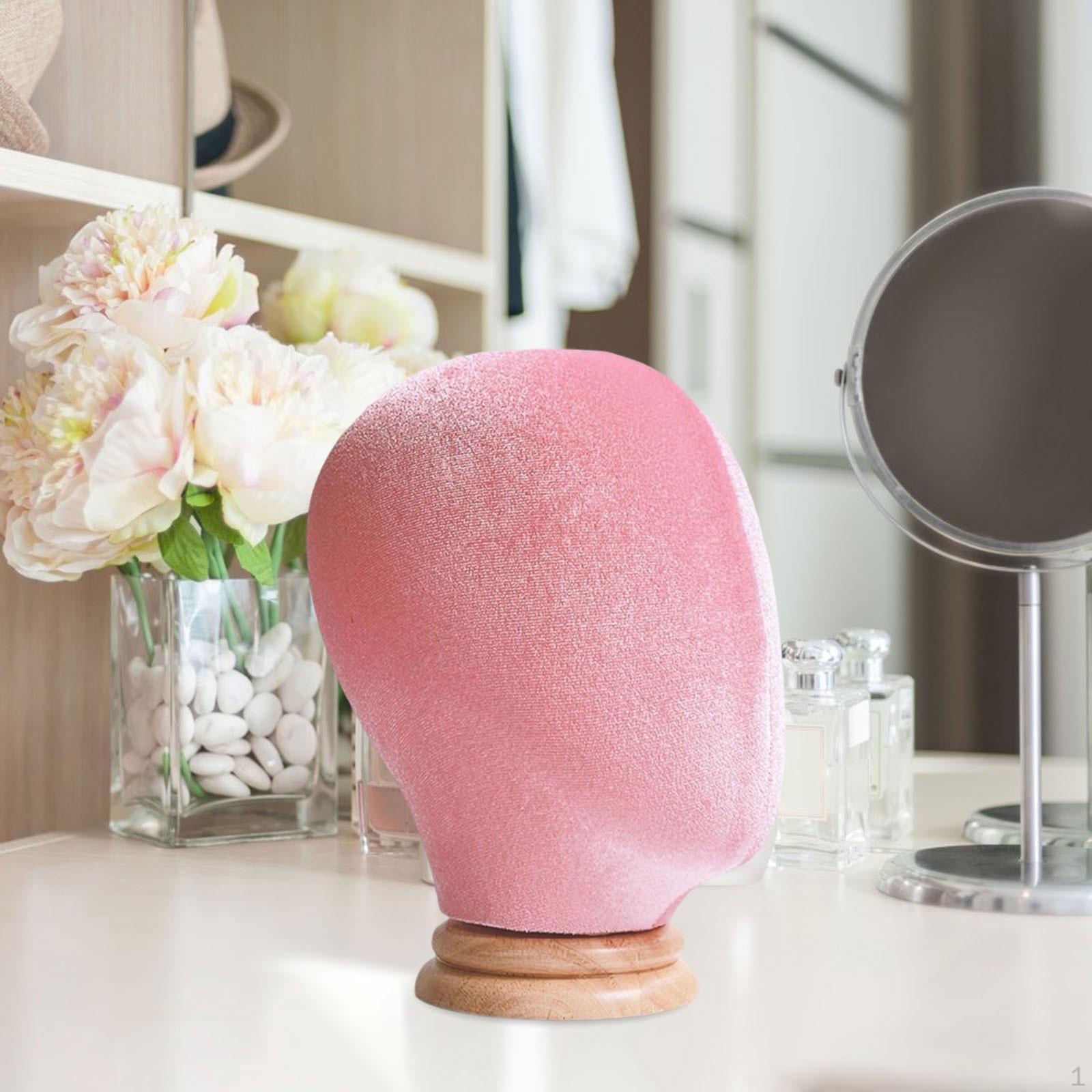 

Подставка для парика для салона манекена для укладки парика розовый