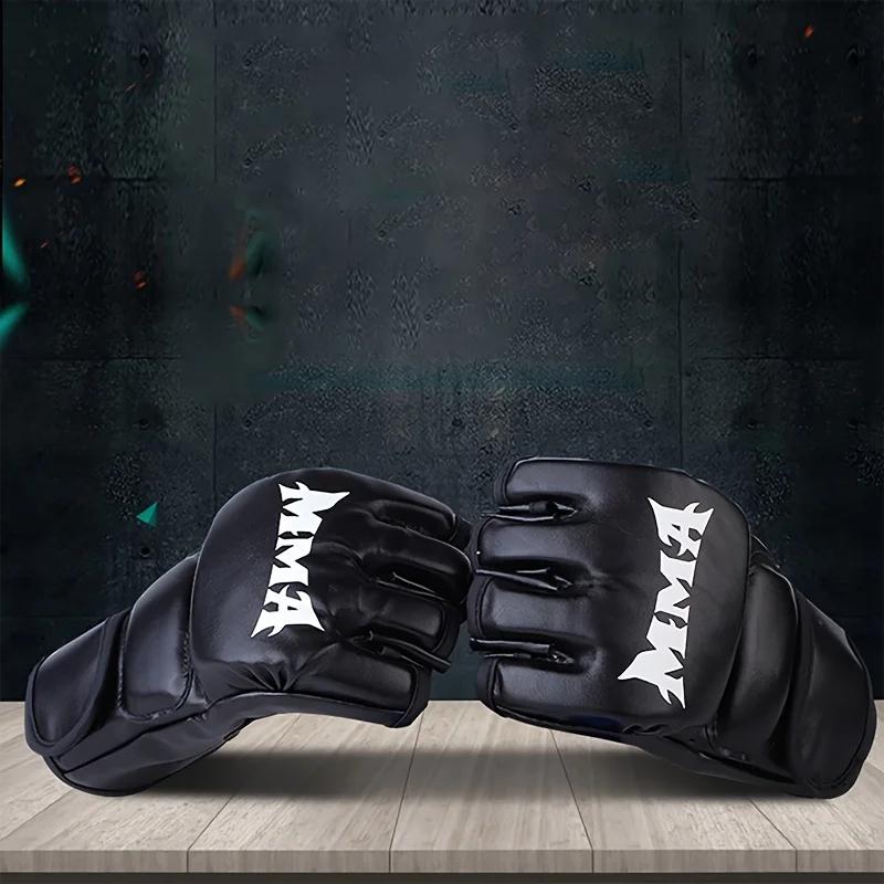 Kick MMA Boxing Gloves for Men Women PU Karate Muay Thai Guantes De Boxeo Free Fight MMA Sanda Training Adults Kids Equipment
