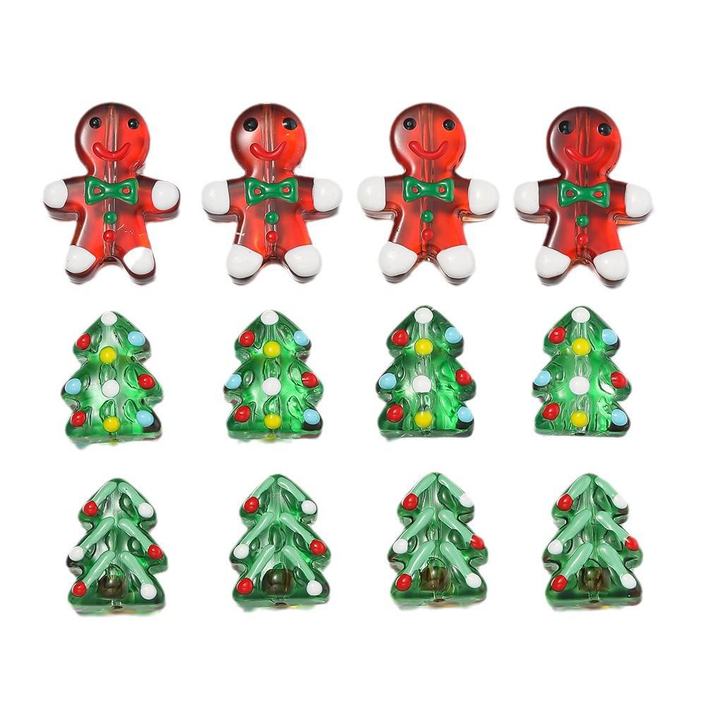 Hand-Painted Beaded Christmas Tree Gloves & Hats - DIY Jewelry Accessories