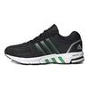 adidas Ausrüstung 10 EM Bequemer Stoff Rutschfest Langlebig Low-Top Lässige Laufschuhe Unisex Sneaker Schwarz Grün HR0672