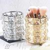 1Pcs New Crystal Storage Cup Makeup Brush Eyebrow Pencil Storage Bottle Jewelry Storage Container European Cosmetics Storage Box