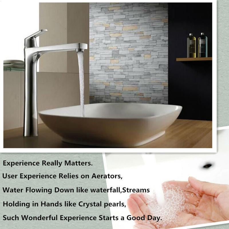 Kitchen Bathroom Sink Faucet Aerator Water Saving Faucet Filter Bubbler Core Nozzle Filter Accessory with 21mm Outer Diameter