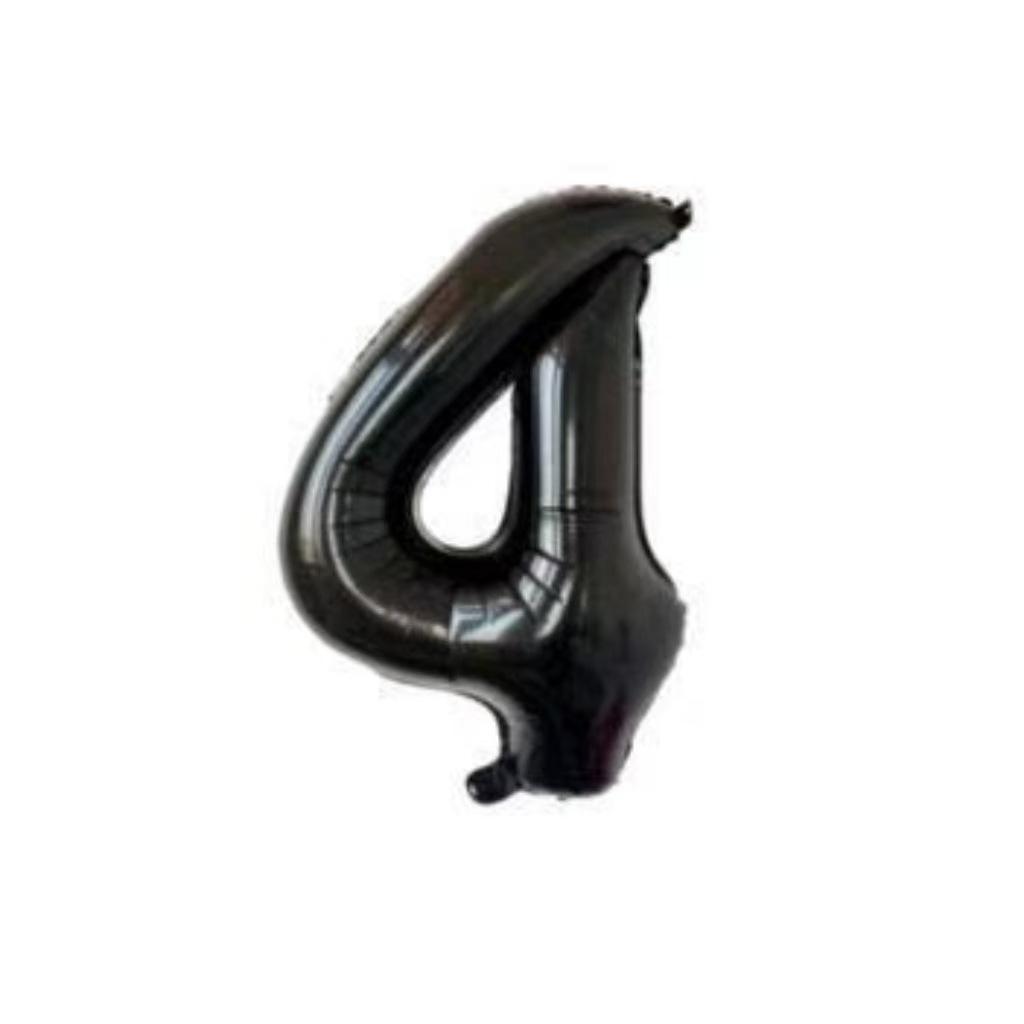 16-Inch Us Version Of Thin Body Digital Birthday Party Decoration Props Decoration Aluminum Film Balloon Digital