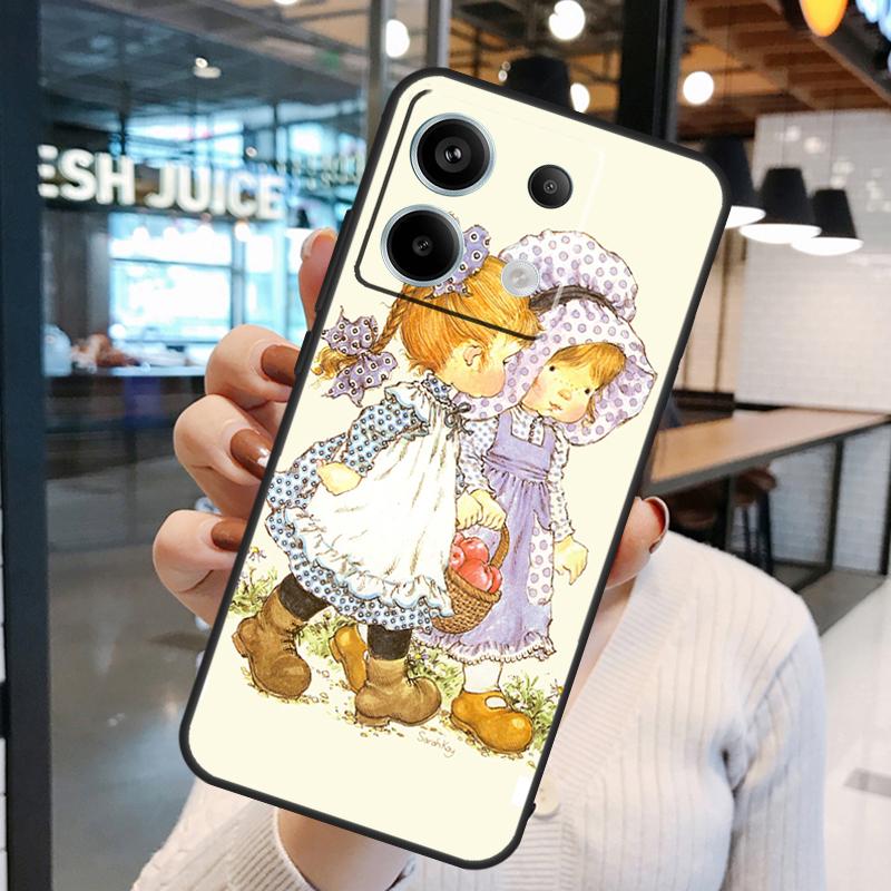 Sarah Kay pattern Case For Xiaomi Redmi Note 14 Pro 10 11 12 13 15 Pro Plus Redmi 15 10C 12C 13C 14C 15C Cover
