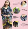 Bohemian Ethnic Hooded Cape Shawl - Women's Autumn/Winter Yunnan & Korean Style