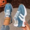 Dames Sneakers Retro Casual Platte Bodem Ronde Neus Sportschoenen Lente Herfst Sneakers Dames Modieuze Designer Schoenen Dames
