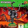 2026 Jungle Treehouse Village Building Blocks with Ender Dragon - Boys' Assembly Toy Set