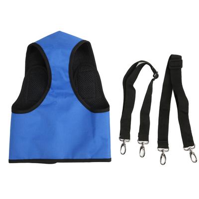 Dog Lift Harness Oxford Cloth Front Legs Lifting Pet Lift Sling Support with Hook and Loop for