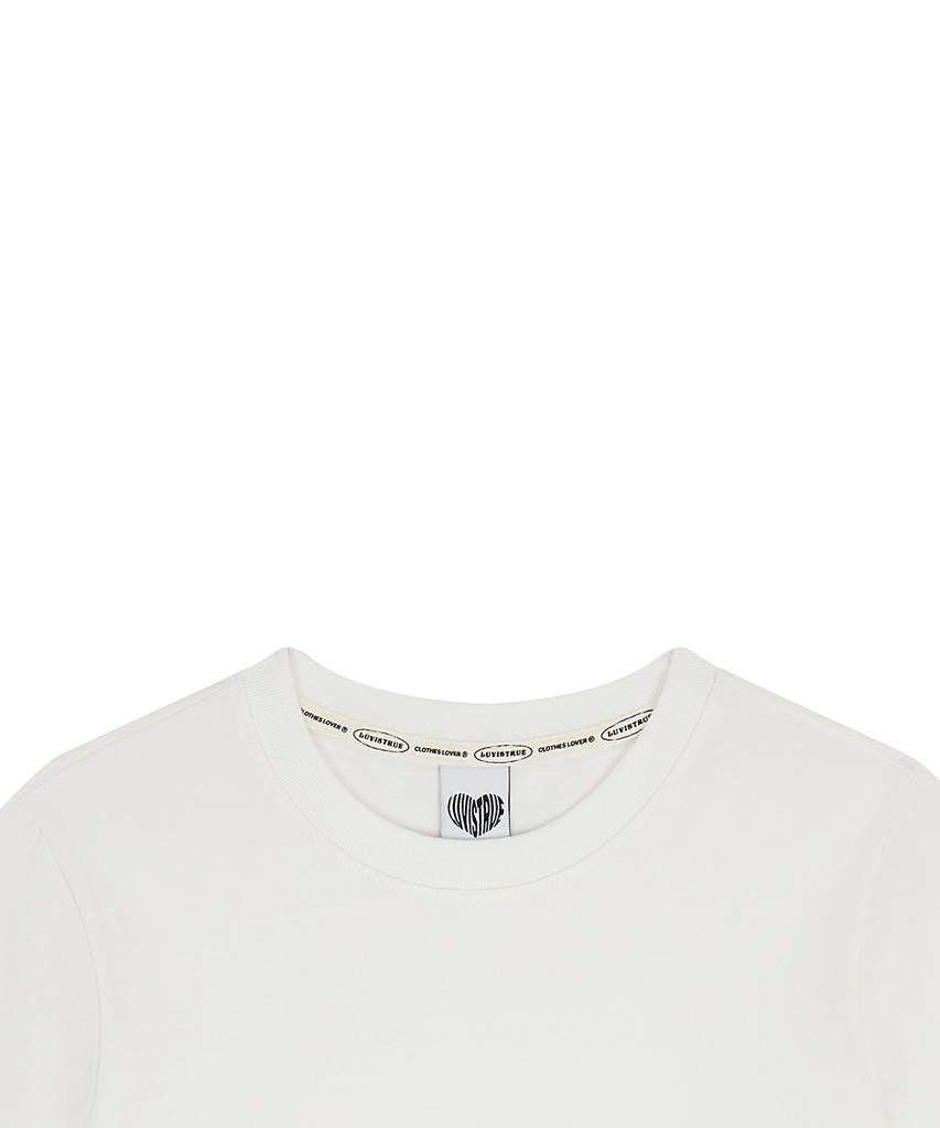 LUVISTRUE El Luvistrue Logo Tee(White)
