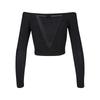 Urban Classics Dam/Damer Glitter Off Shoulder Långärmad Topp