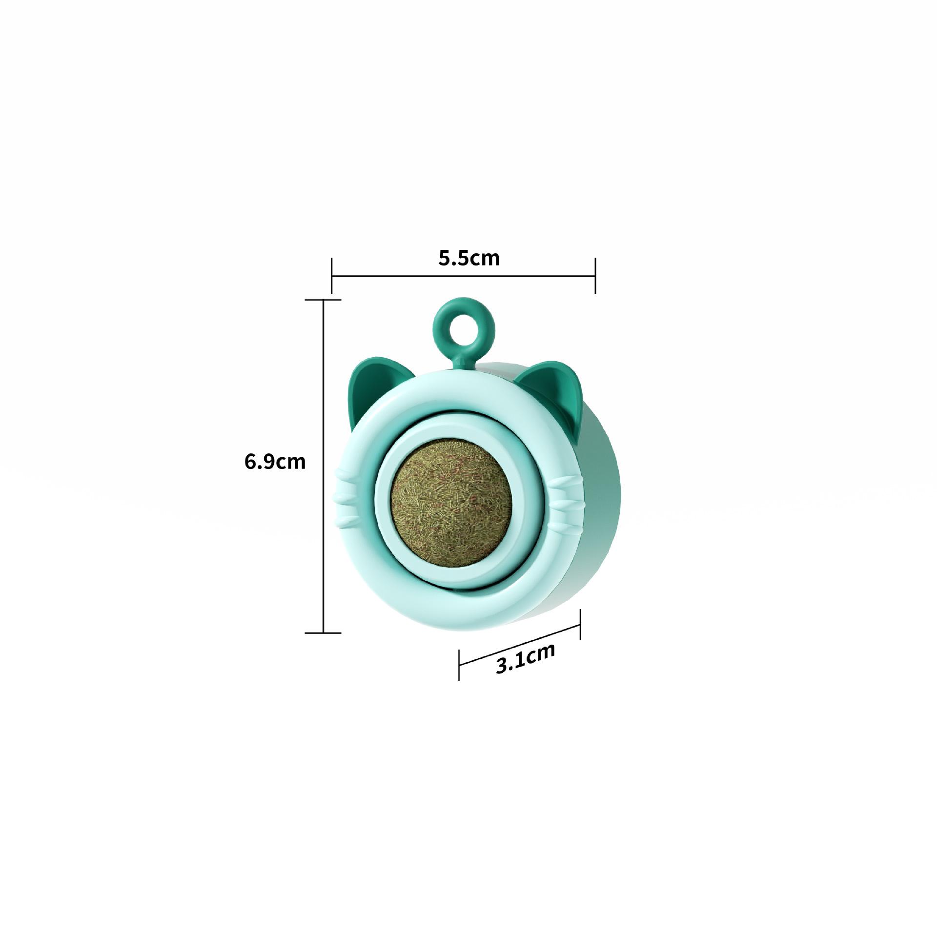 

Cat Mint Spinning Ball Sticking to Wall Happy Ball Cat Snacks Cat Candy Cat Self Hi Toy Grinding Teeth Cat Playing Stick 1pcs