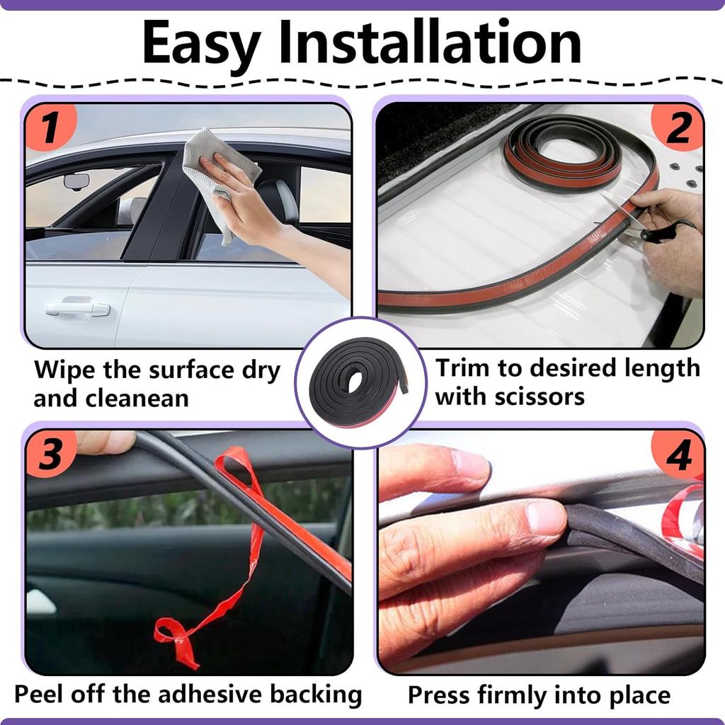 326A0004 Ribbed Bulkhead Seal Strip 3/5 in x 65 in, Self-Adhesive EPDM Ribbed Foam Rubber Weather Stripping for Tonneau Cover, Truck Bed Cover, RV,