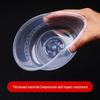 Disposable Microwavable Food-Grade Plastic Round Bowl with Lid