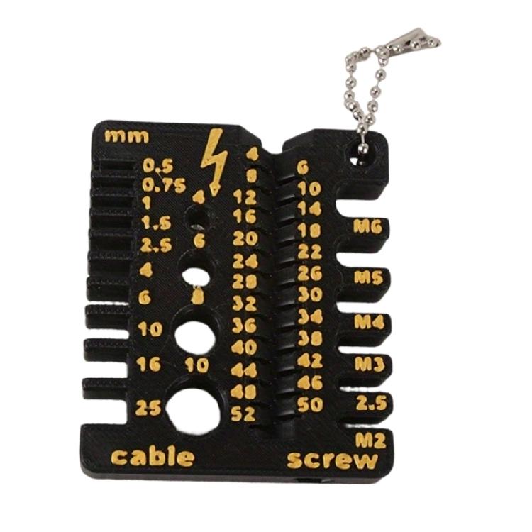 Lightweight Reliable 3D Printed Screw Gauge Tool For Quick And Easy Measurements On The Go Industrial And Home Use