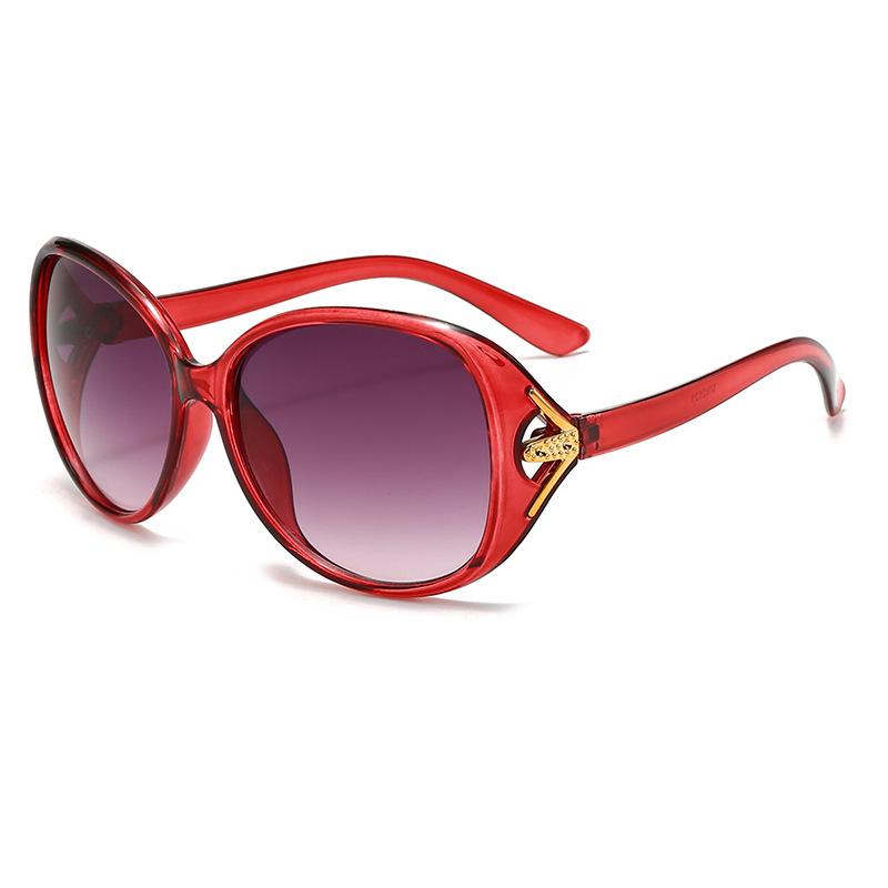 Sunglasses Women Running Rivers And Lakes Big Frame Thin Versatile Sunglasses Uv Protection Sunshade Retro Classic