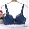 Ultra-Thin Lace Bra: Sexy, Large-Size, No Sponge, Gathered Fit