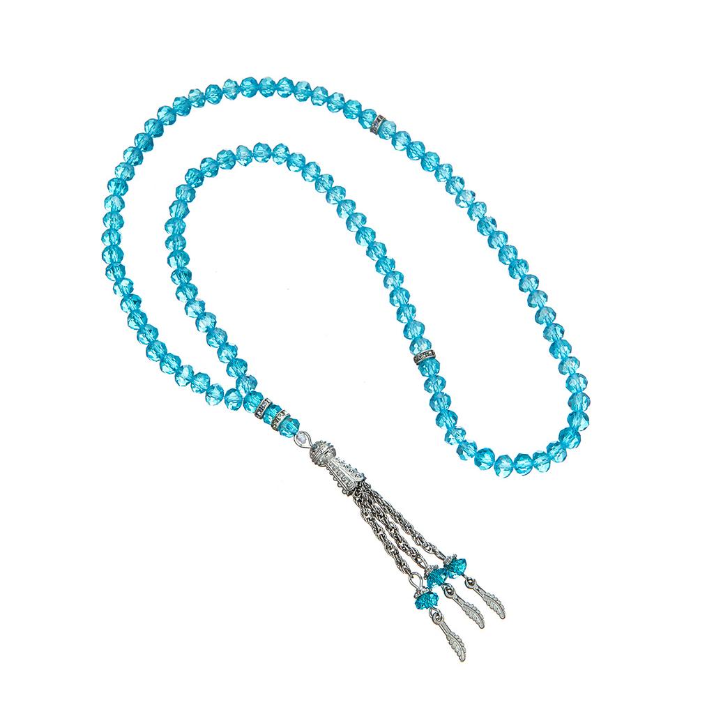 Personalisierte Lange Bunte Muslimische Gebetsperlen Gebetsperlen Armbänder Religiöse Anhänger Unisex Religiöser Schmuck Geschenke