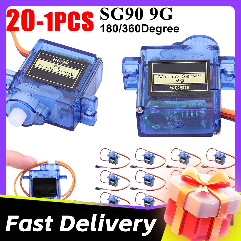 9G SG90 Micro Servo QC-Certified for 450 Fixed-Wing & RC Models Compact Servo for Remote Control Aircraft & Hobby Projects