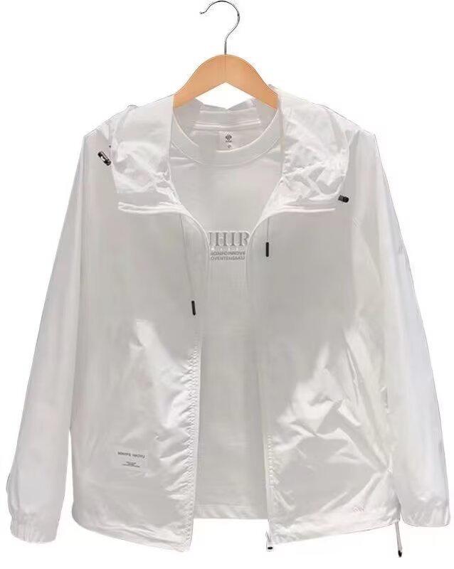 Men's Trendy Solid Color Lightweight Sun Protection Hooded Jacket