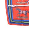 [USED]HERMES Couvertures et Tenues de Jour Horse Blanket Carre 90 Silk Scarf 90 Red Hermes KL4SP2KB36