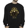 DC Comics Mens Black Adam Rising Golden Symbols Sweatshirt