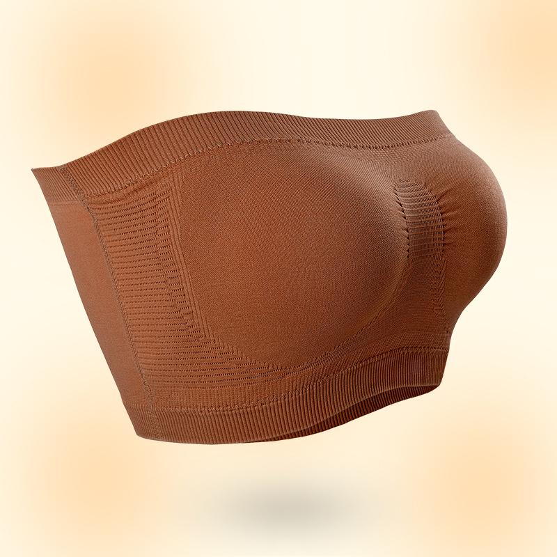 

Большой размер бюстгальтер без бретелек удобный женский бюстгальтер-топ с обхватом груди без косточек дышащий топ без бретелек нижнее белье 3XL хаки