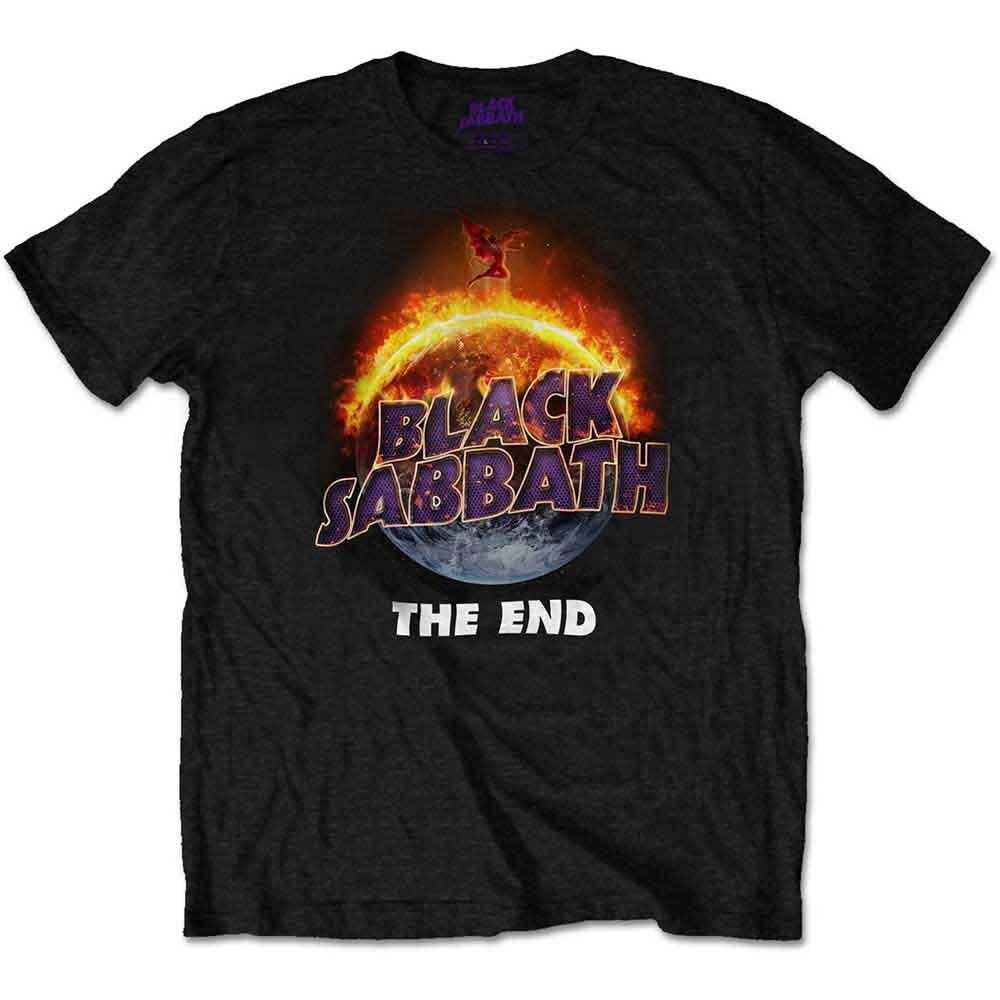 Черная футболка Black Sabbath  The End  - НОВАЯ Унисекс футболка XXXL