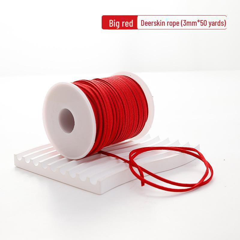 Koreanisches Hirschleder Wildleder Blumenband & Samt Schleife für DIY Dekoration