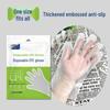 ZISIZ Engångshandskar av livsmedelsgodkänd plast