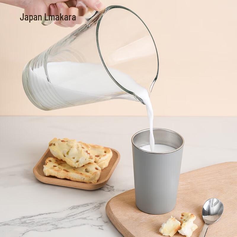 Imakara Stainless Steel Couple Mouthwash Cup