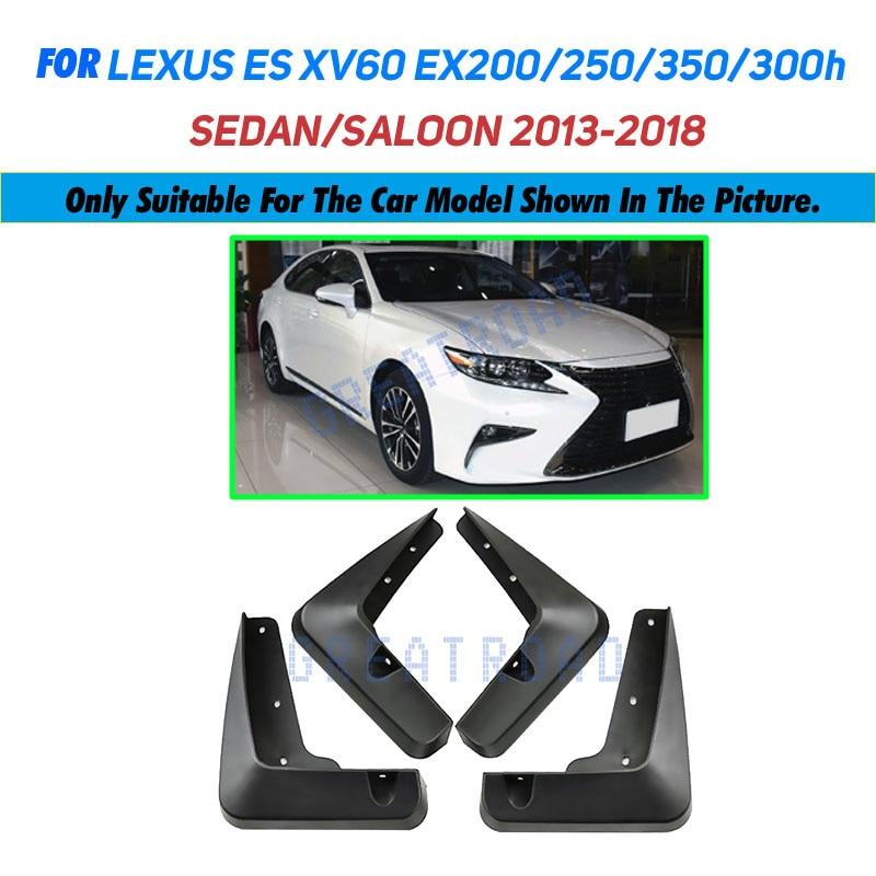 

Комплект формованных брызговиков для Lexus ES ES350, ES300h, ES250 2013-2018, брызговики, передние и задние брызговики, брызговики 2014 2015 2013-2018