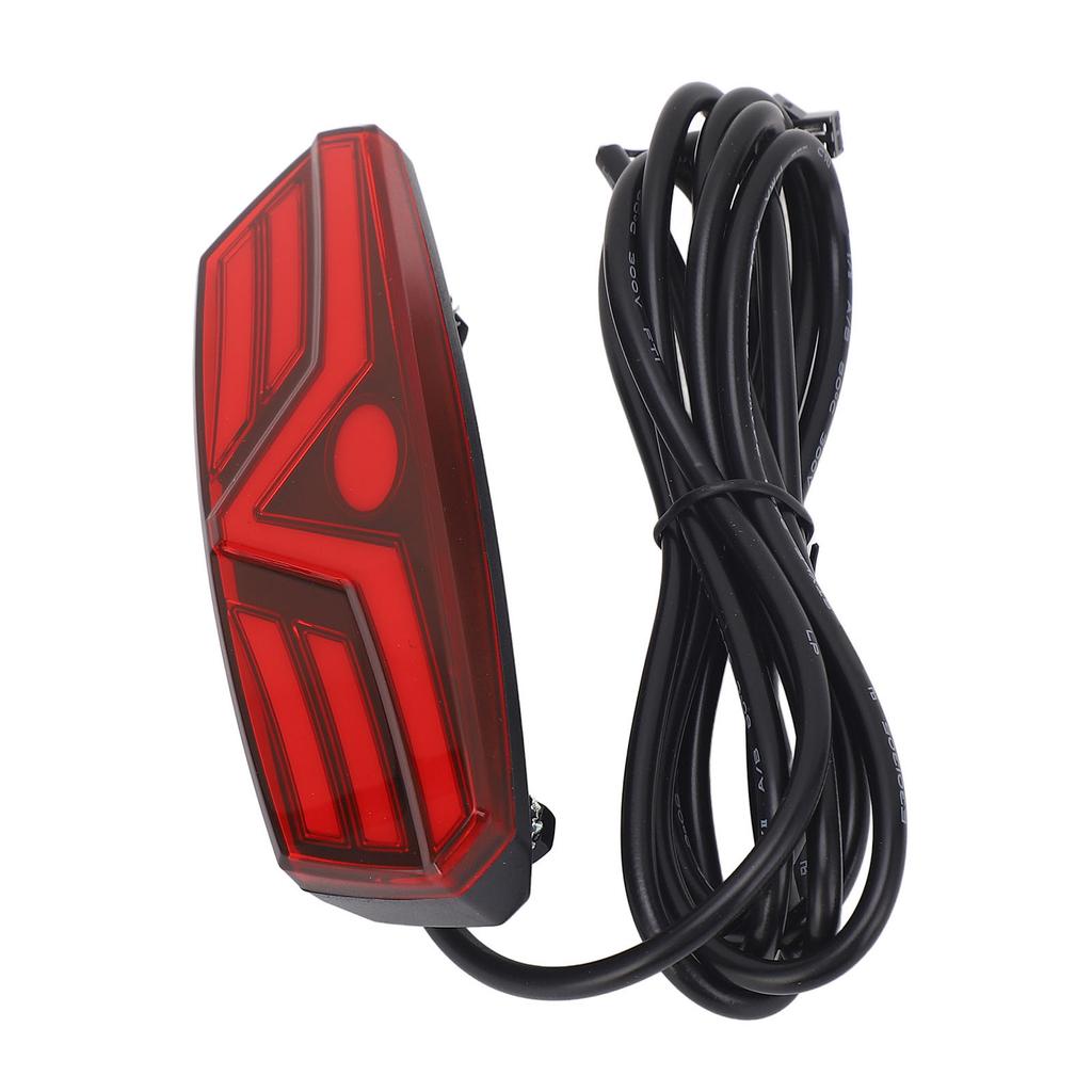 Electric Bike Brake Rear Light High Brightness Energy Saving LED Bicycle Brake Warning Lamp 48V Common Connector