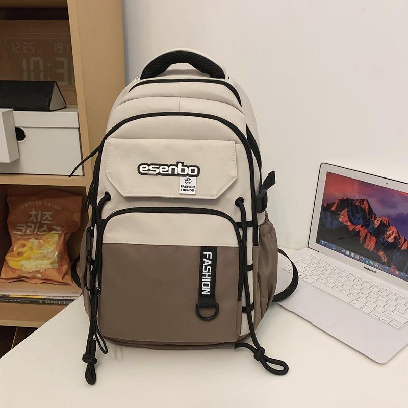 New Japanese ins tooling trend high school student backpack large capacity outdoor sports break backpack men