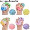 Creative Vivid Mesh Grape Stress Balls Squishy Toys Stress Relief Tactile Squeeze Fidget Toy For Office Classroom Prizes