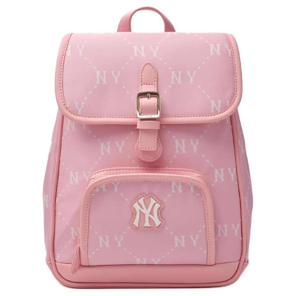 New MLB Polyester Backpack Women's Pink 7ABKMD45N-50PKL