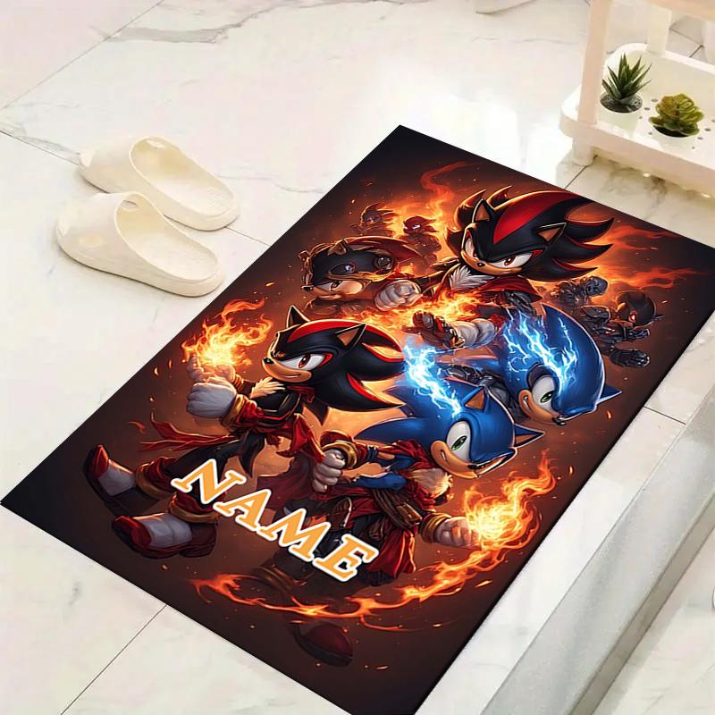 Custom 1Pc Sonic Boom Adventure Rug Office Carpet Indoor Outdoor Entrance Doormat Nonslip Soft And Comfortable Living Room D2915329
