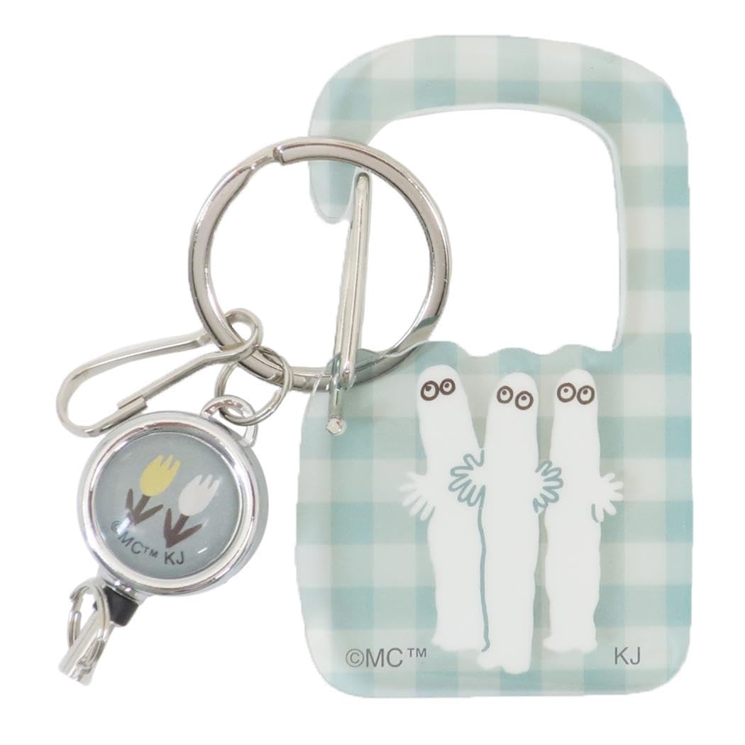 Moomin Acrylic Carabiner with Reel Hattifattener Fashion Nordic [Keychain] / золотой