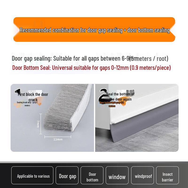 

Self-Adhesive Door & Window Brush Seal Strip