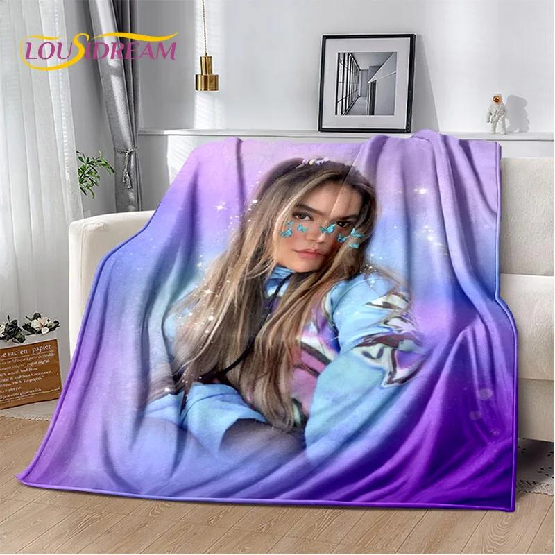 Karol G Singer Printing HD Blanket,Soft Throw Blanket for Home Bedroom Bed Sofa Picnic Travel Office Rest Cover Blanket Kids