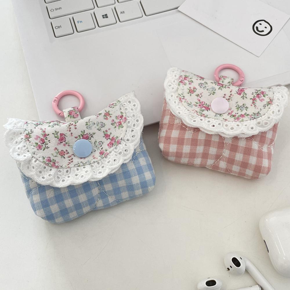 Charming Lace Earphone Bag, Wireless Bluetooth Earbuds Charging Case Cover, Cute Protective Pouch