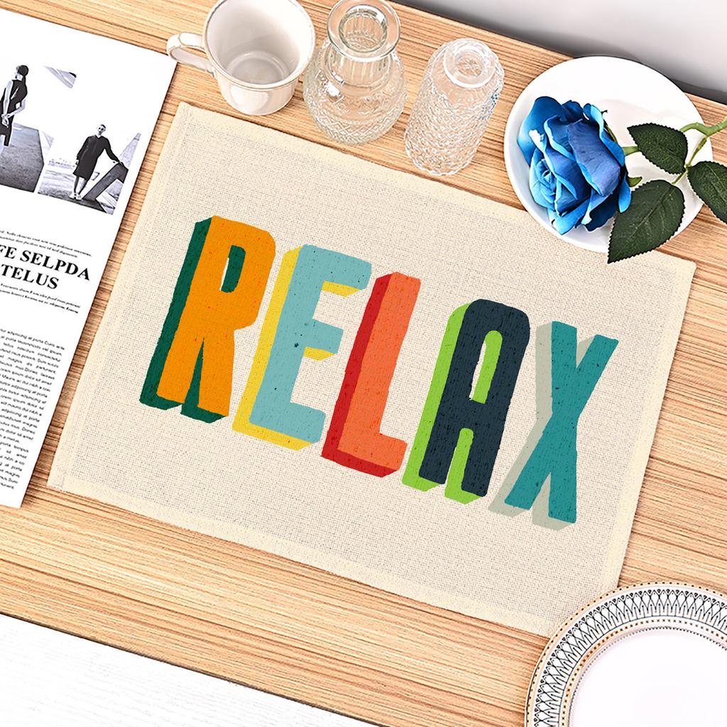 Dinosaur Placemat for Table Cartoon Animal Dining Placemats For Children Kids Funny Tableware Kitchen Table Mat Coaster Cover
