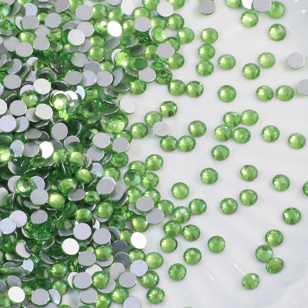 Yiwu Nail Art Flat Bottom Diamond Nail Art Jewelry Mini Color Small Round Diamond Glass Rhinestone Small Ss Diamond Jewelry 1440 Pcs