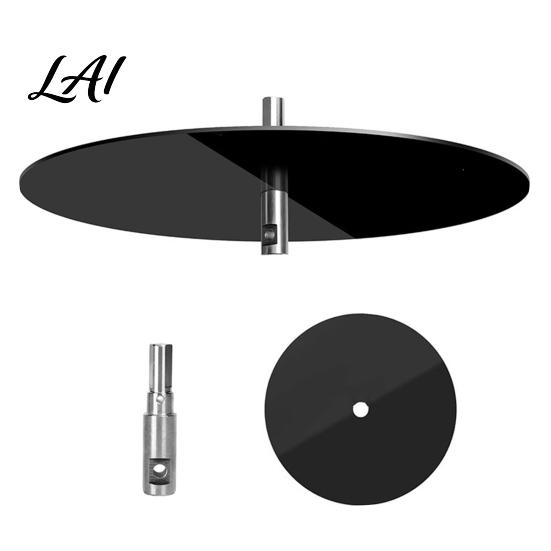 Metal Drill Adapter Ice Auger Adapter Fishing Stopper Disc Anti-Drop Attachment Plate Stainless Steel Accessories Safety Plate