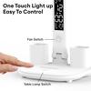 Multifunction Table Lamp LED Four-headed Folding With Fan Calendar Clock USB Rechargeable Desk Light Eye Protection Desk Lamp